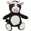 Frisco Cow Textured Plush Squeaky Dog Toy