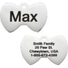 Frisco Stainless Steel Personalized Dog & Cat ID Tag, Bow Tie
