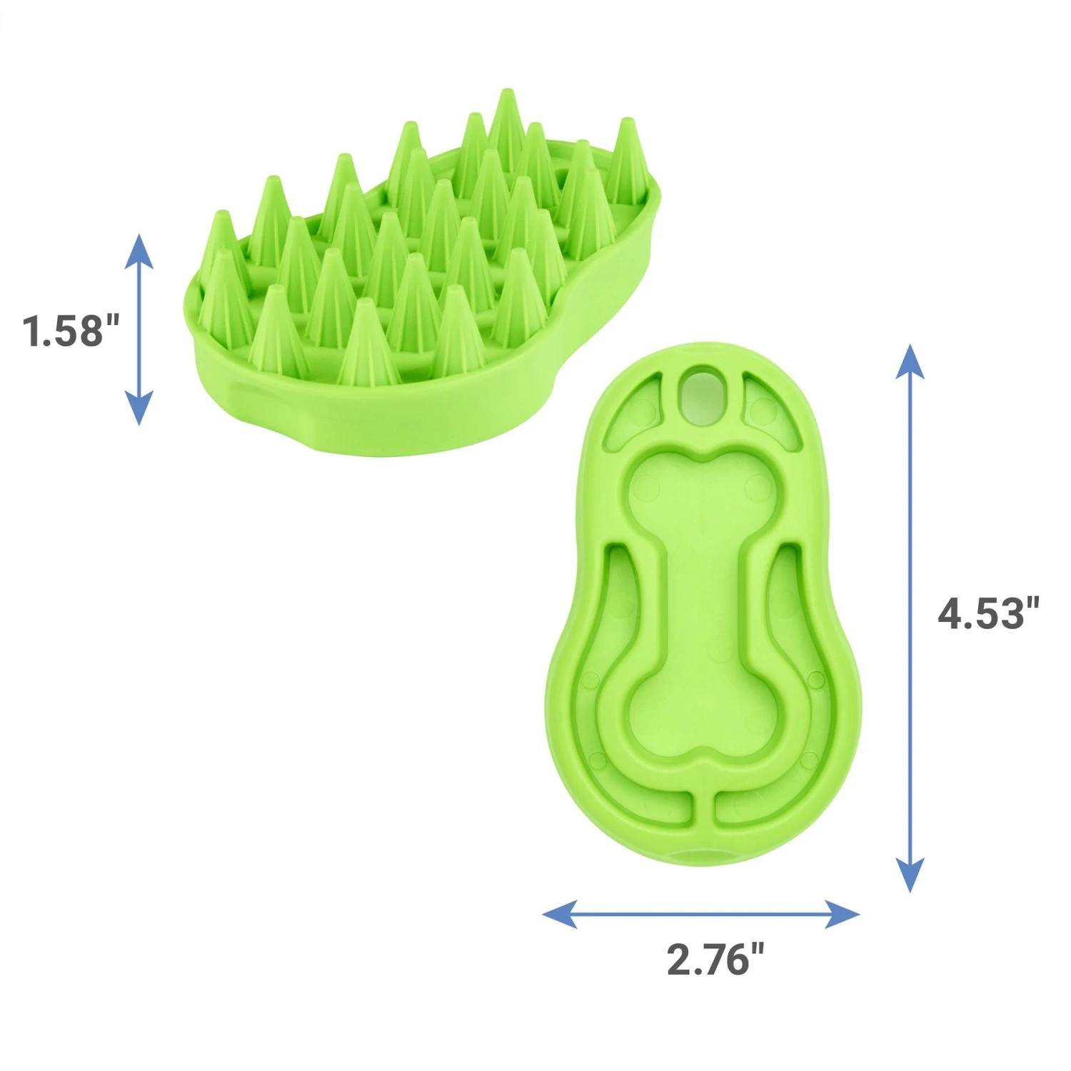 Frisco Bone Dog Curry Brush - Image 2