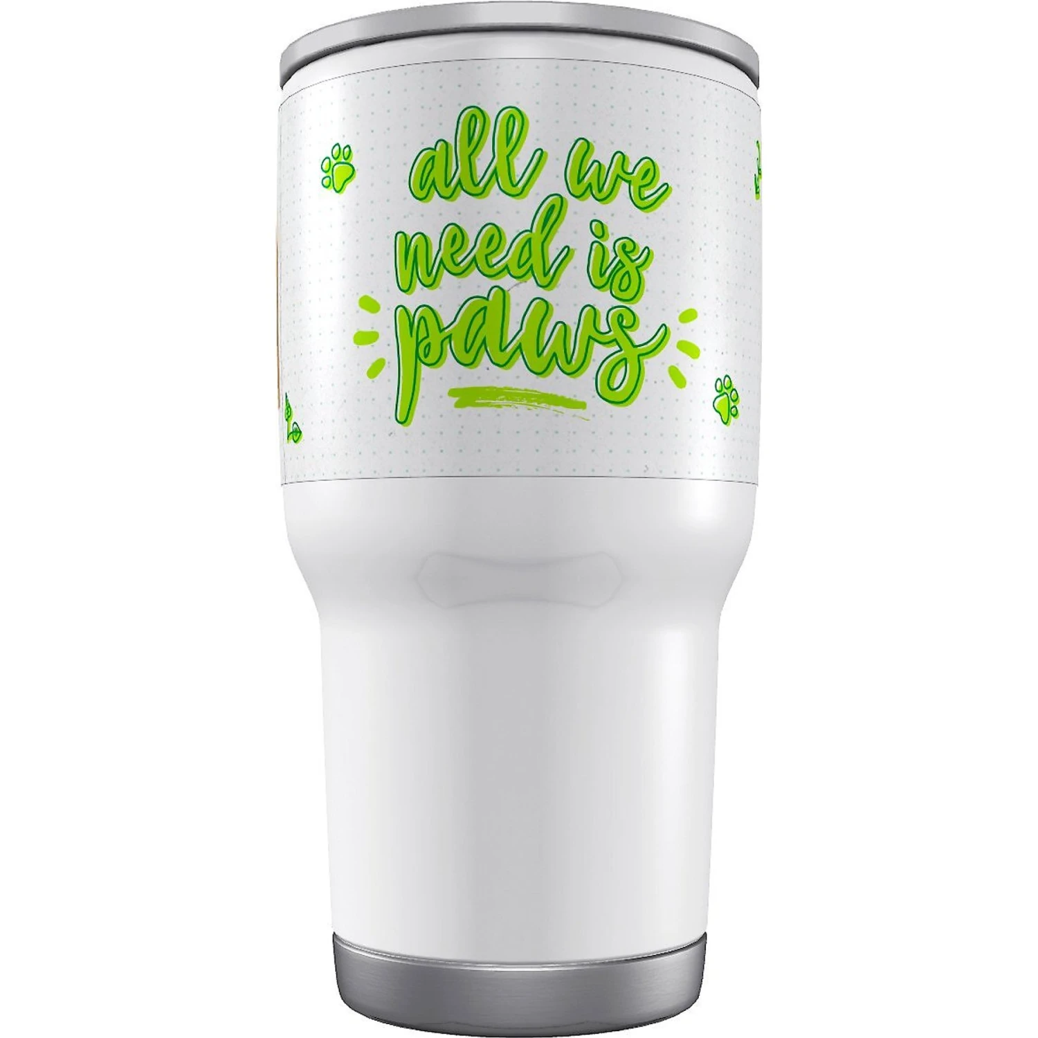 Frisco Double Walled "All We Need Is Paws" Personalized Tumbler - Image 4