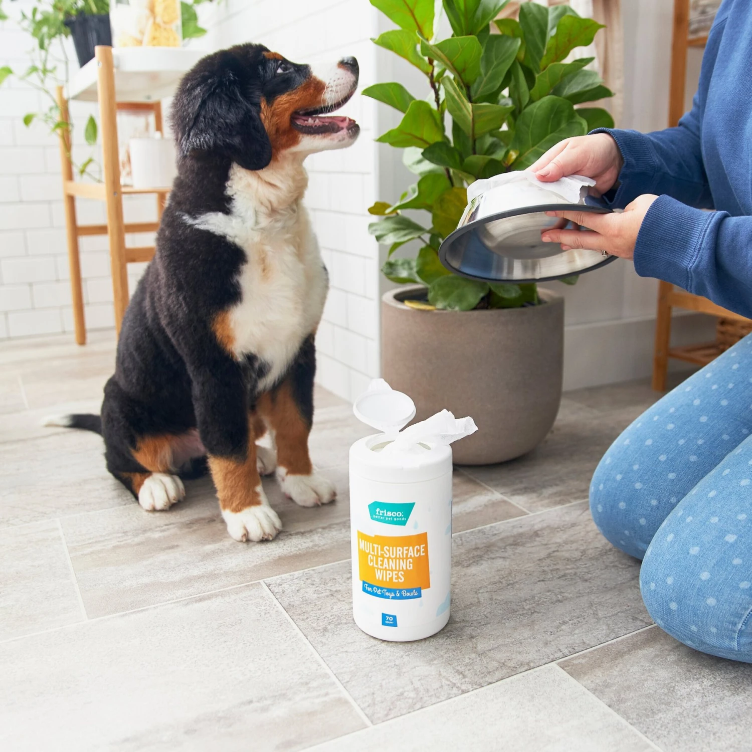 Frisco Pet Toy & Bowl Cleaning Wipes, 70 Count - Image 2