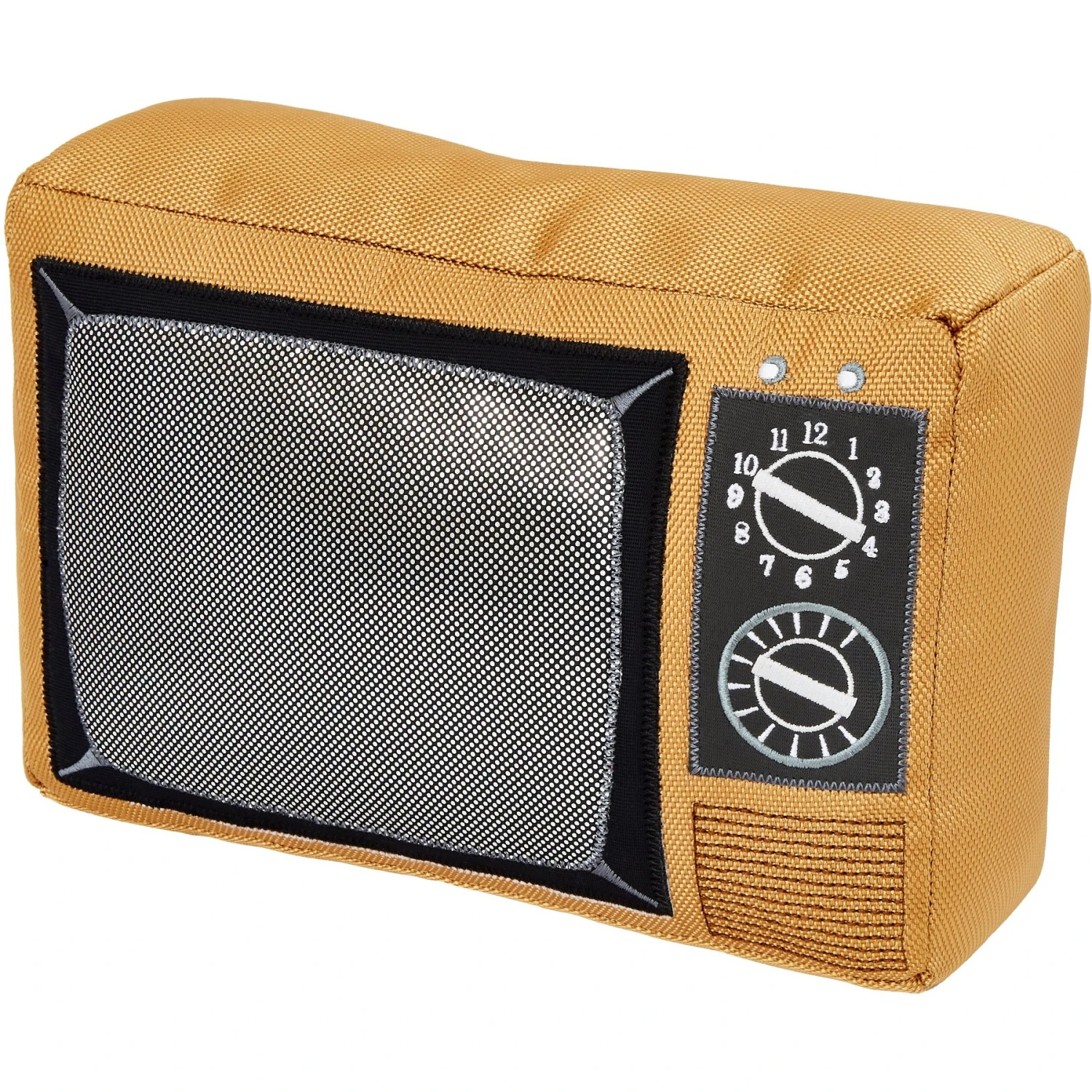 Frisco Retro Television Ballistic Nylon Plush Squeaky Dog Toy