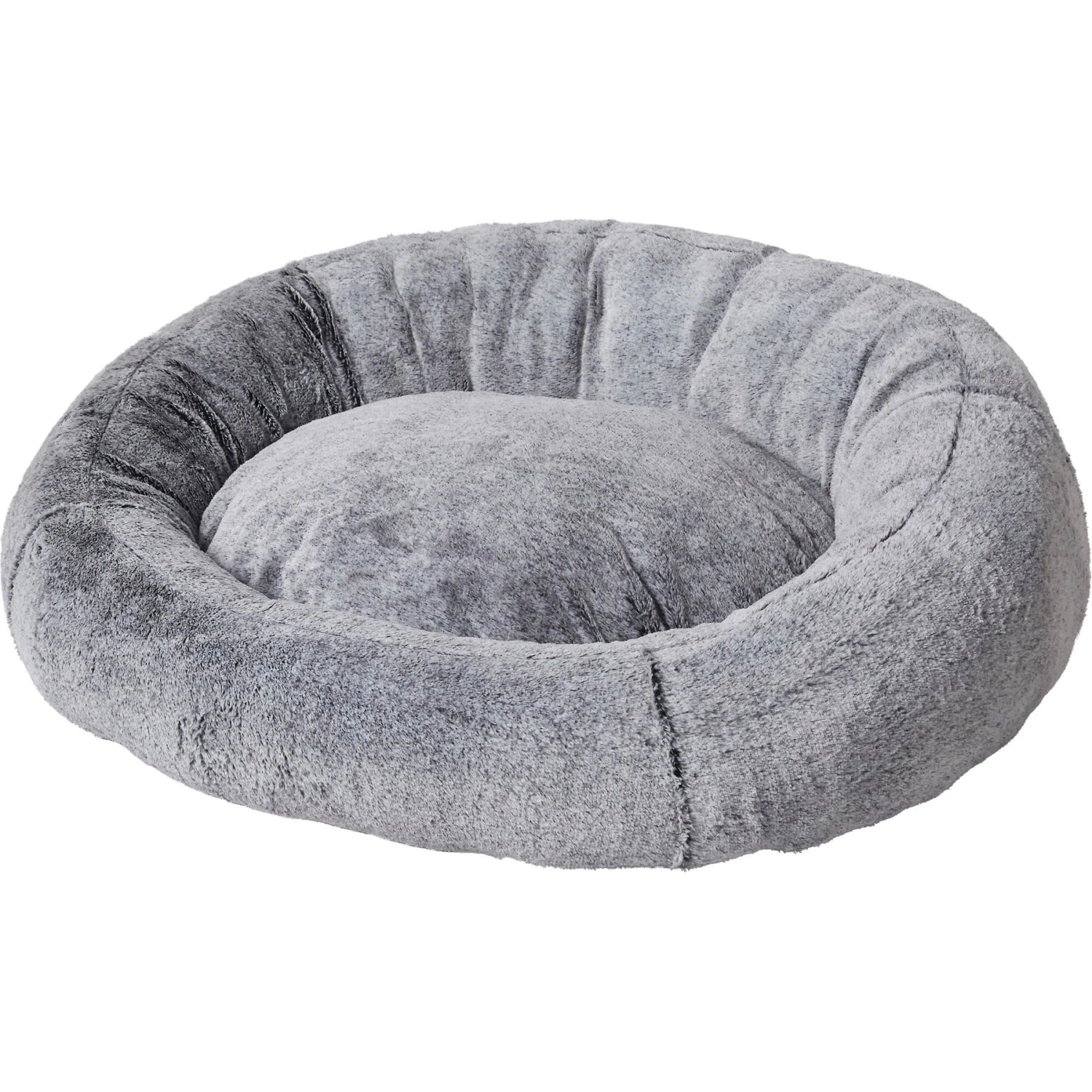 Frisco Plush Camel Back Donut Bolster Cat & Dog Bed - Image 4