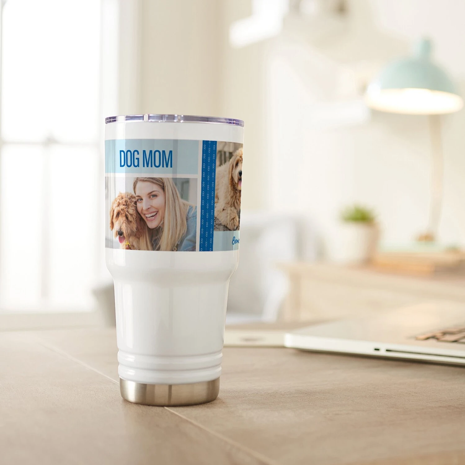 Frisco Double Walled "Dog Mom" Personalized Tumbler, 30-oz Cup - Image 5