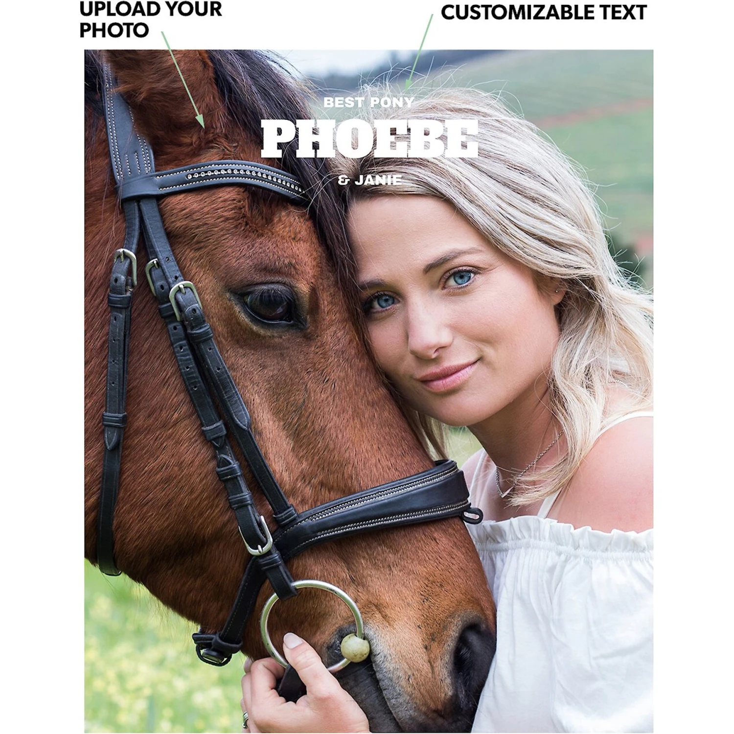 Frisco Portrait Woven Throw Personalized Blanket - Image 2