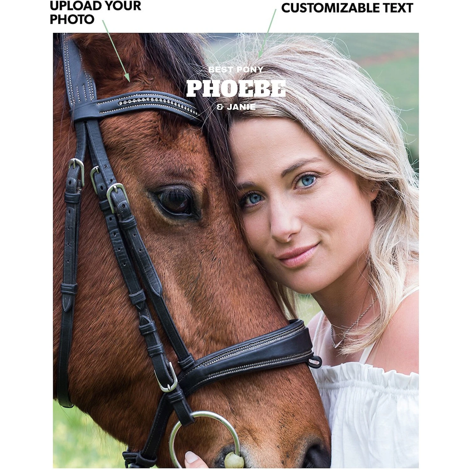 Frisco Portrait Sherpa Fleece Personalized Blanket - Image 2