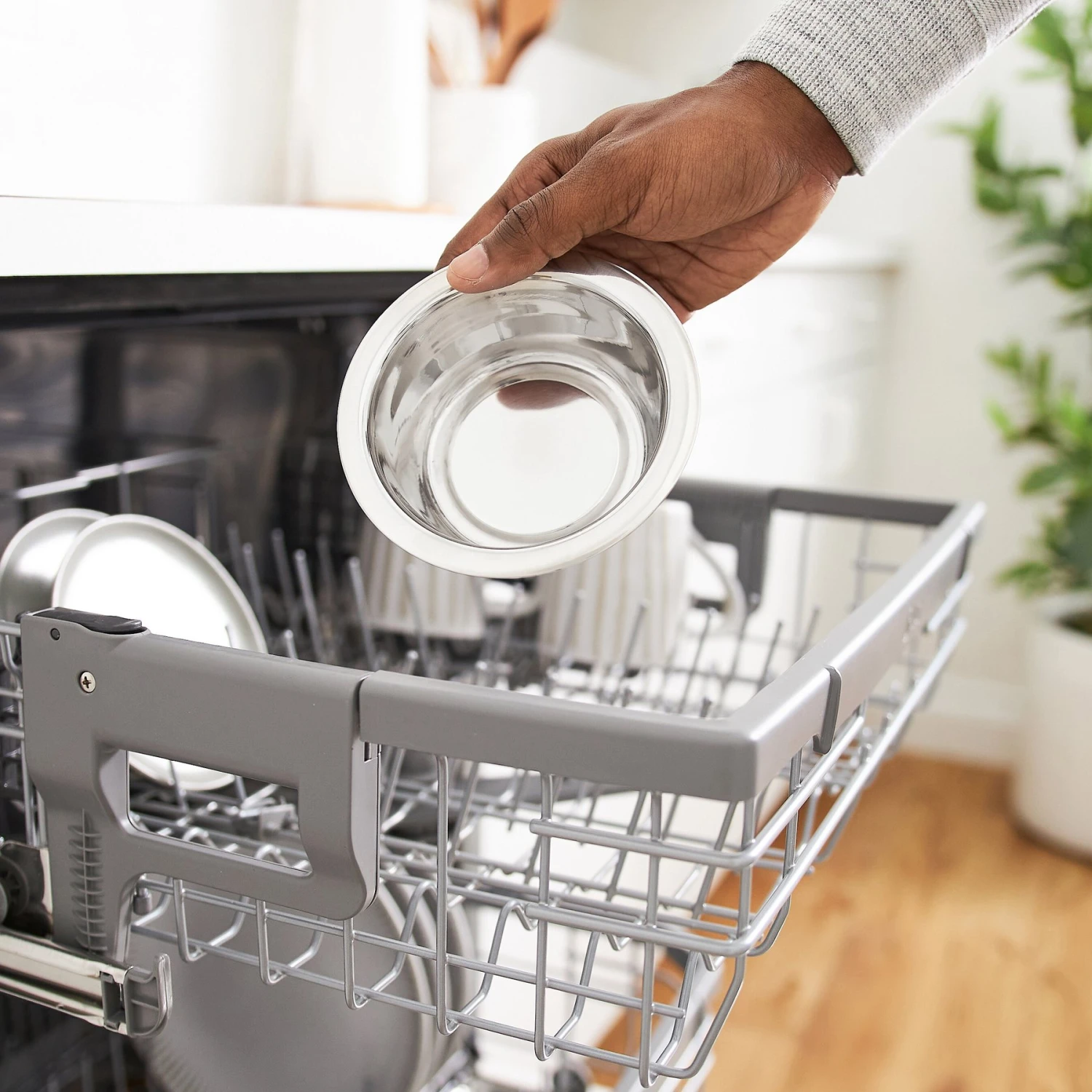 Frisco Elevated Diamond Stainless Steel Double Diner Dog & Cat Bowl - Image 5