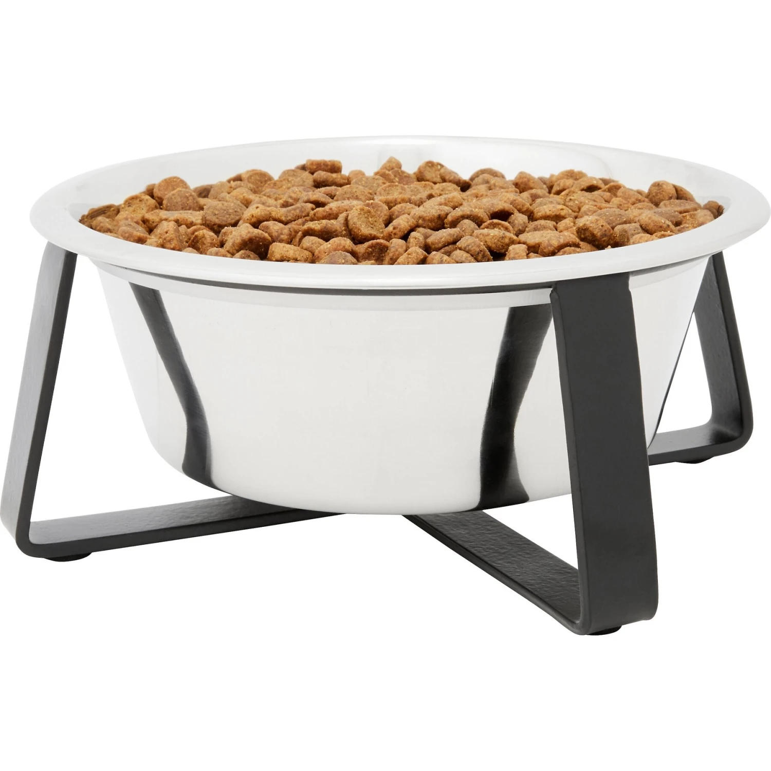 Frisco Black Iron Non-Skid Stainless Steel Dog & Cat Bowl - Image 3