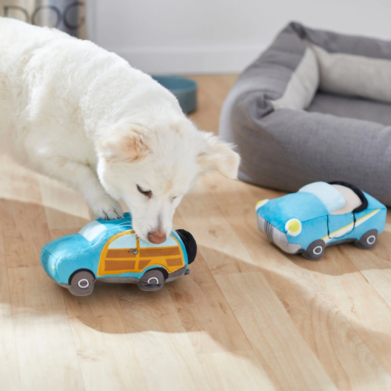 Frisco Road Trip Cruisers Plush Squeaky Dog Toy, 2 Count - Image 3