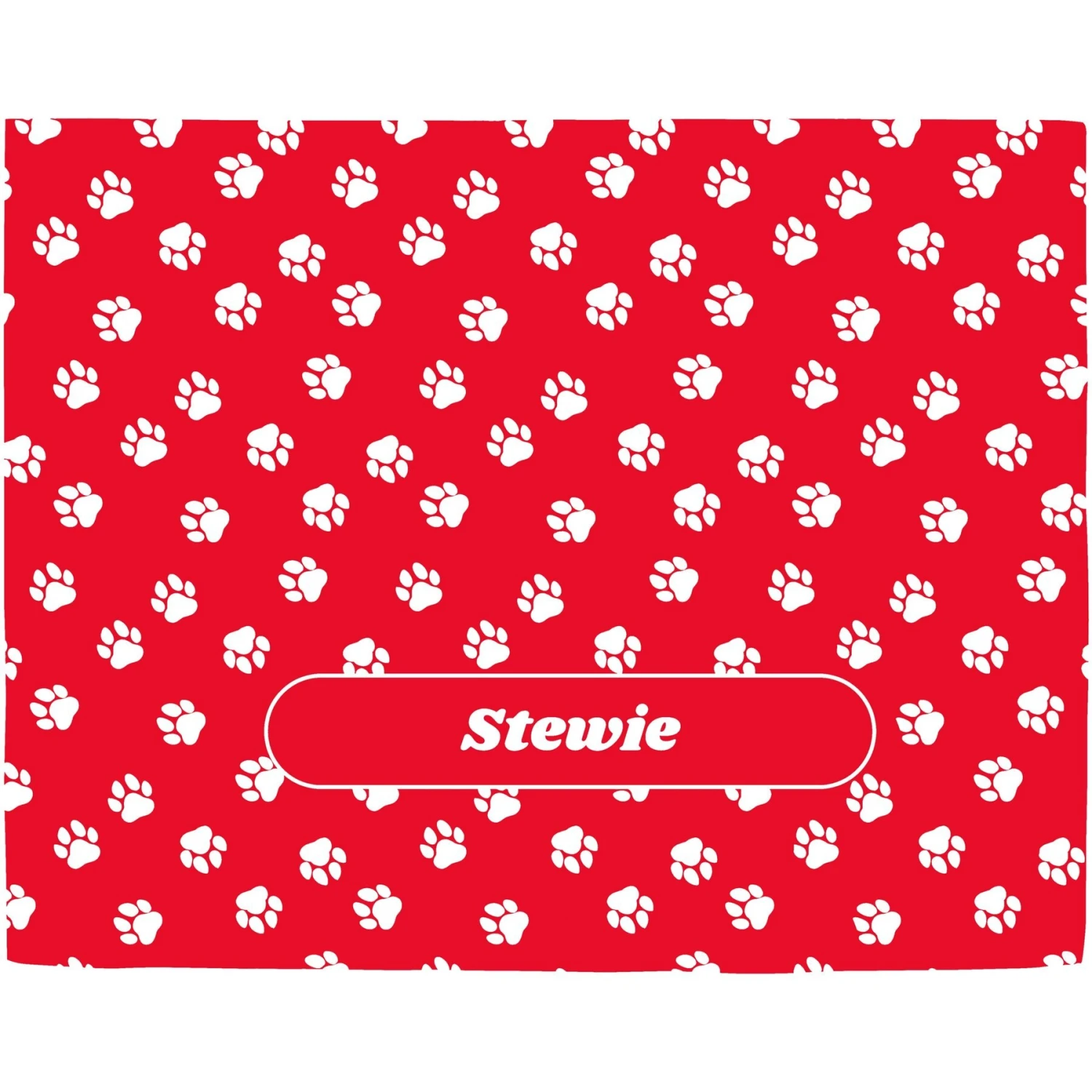 Frisco Personalized Paws Sherpa Cat & Dog Blanket, 30" X 40"