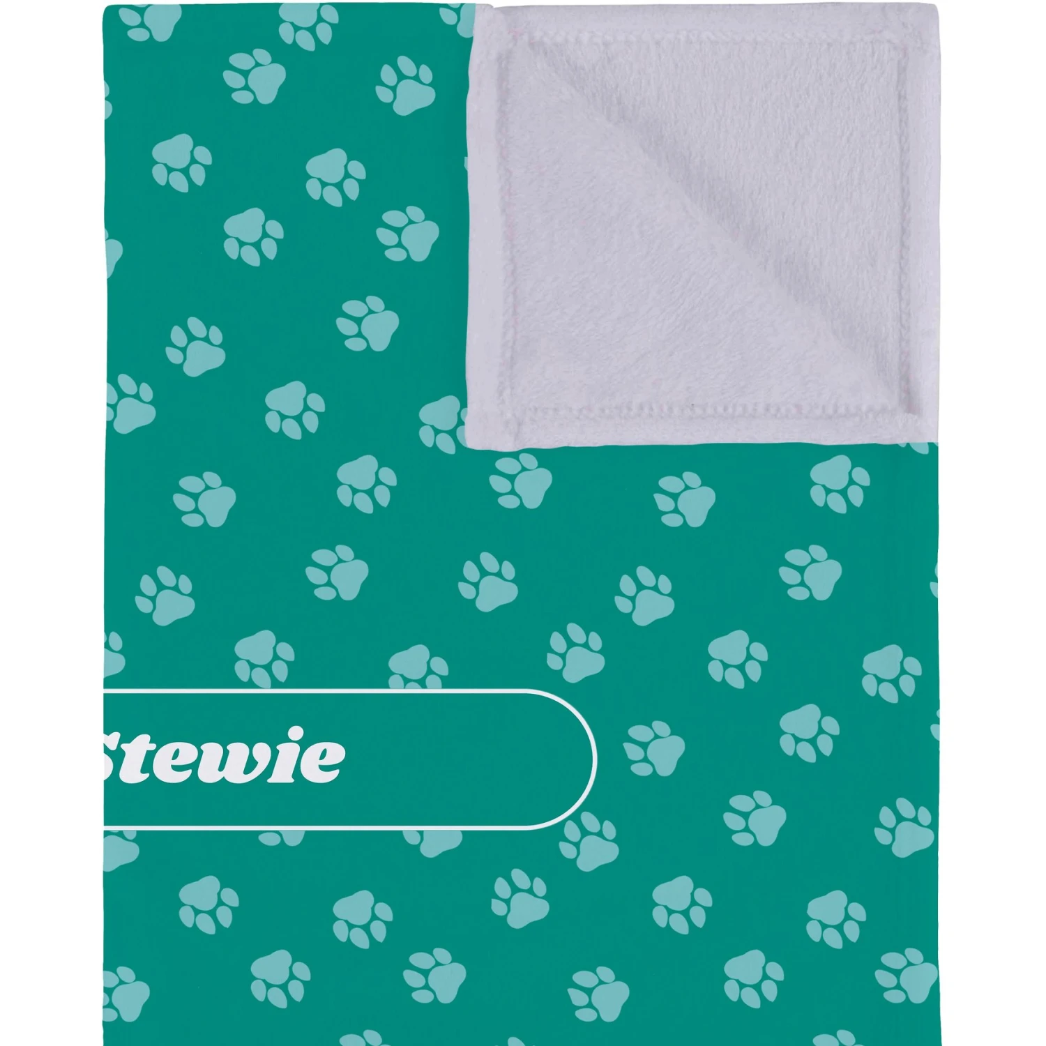 Frisco Personalized Paws Soft Fleece Cat & Dog Blanket, 30" X 40" - Image 3