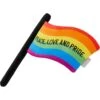 Frisco Pride Flag Flat Squeaky Dog Toy
