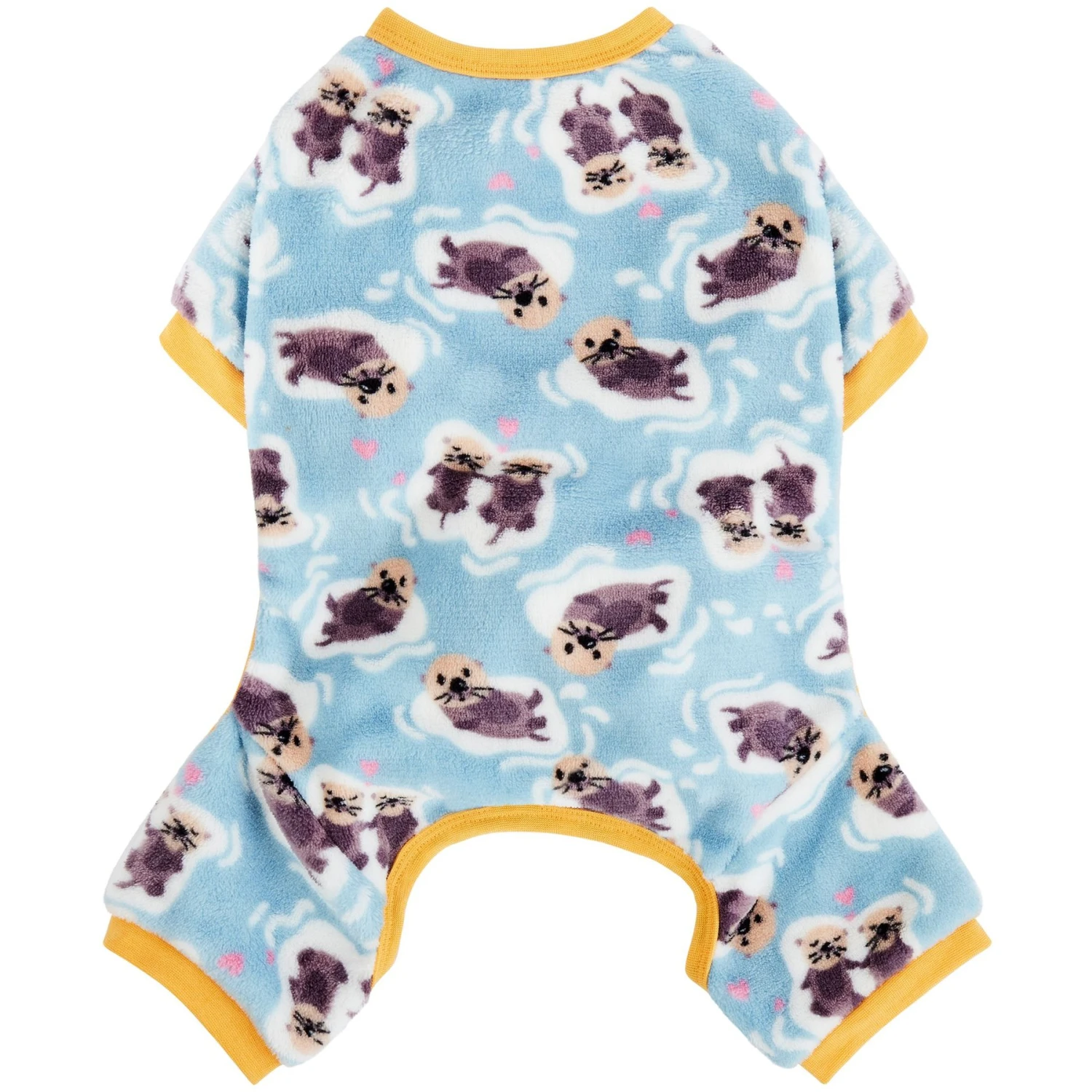 Frisco Love Otters Dog & Cat Fleece Pajamas - Image 4