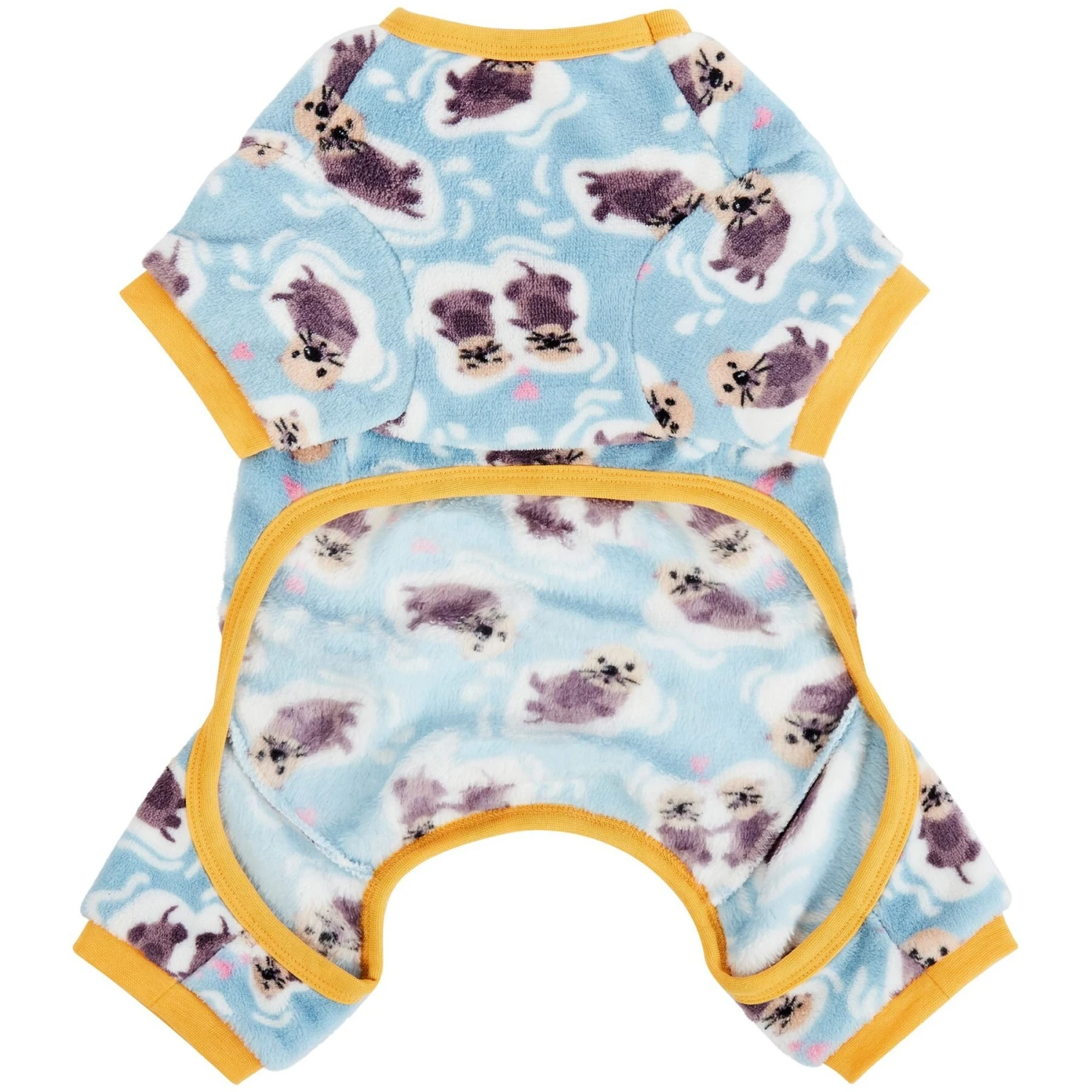 Frisco Love Otters Dog & Cat Fleece Pajamas - Image 5