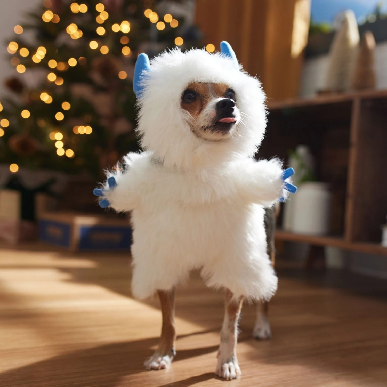 Frisco Front Walking Abominable Snowman Dog & Cat Costume - Image 7