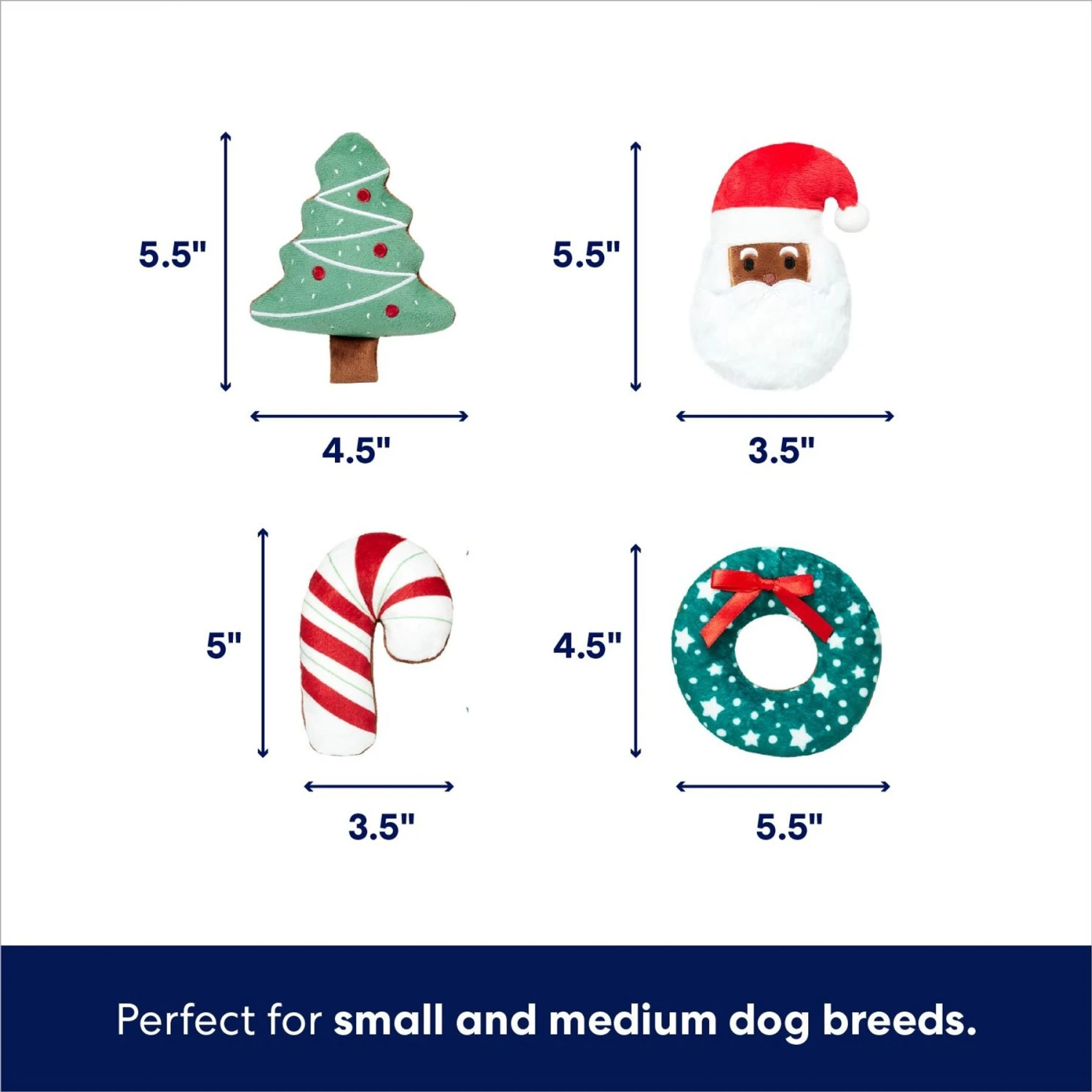 Frisco Holiday Mrs. Claus's Baking Hide & Seek Puzzle Plush Squeaky Dog Toy - Image 3