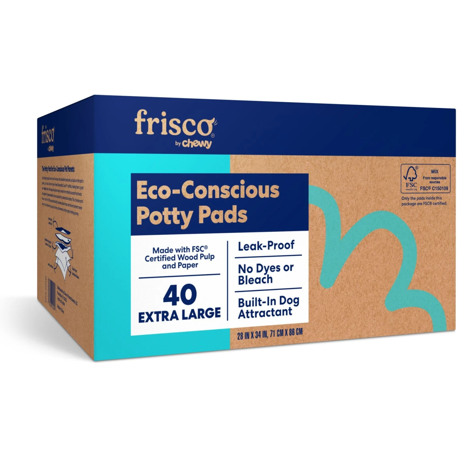 Frisco Extra Large Eco-Conscious Dog Training & Potty Pads & Bones & Chews All-Natural Lamb Lung Dehydrated Dog Treats - Image 2