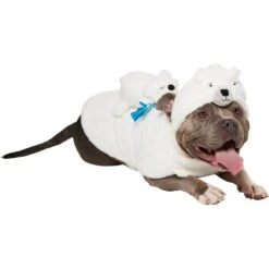 Frisco Polar Bear Ride-On Dog Costume